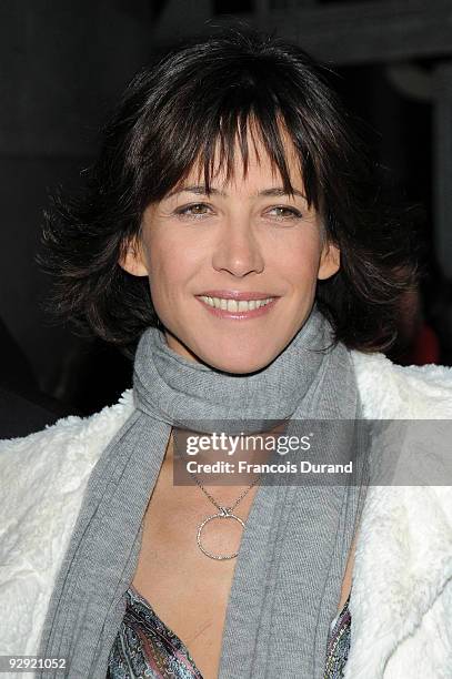 Actress Sophie Marceau attends the premiere of "L'Homme de chevet" at Cinematheque Francaise on November 9, 2009 in Paris, France.