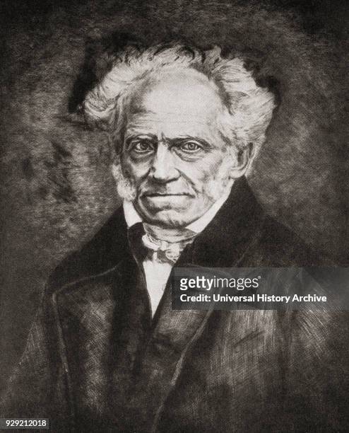 Arthur Schopenhauer, 1788 – 1860. German philosopher. From The Story of Philosophy, published 1926.