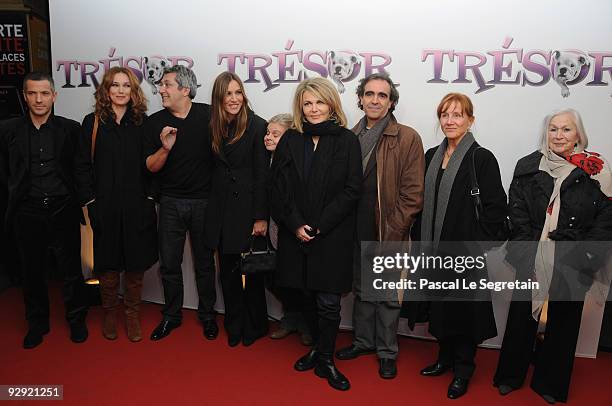 Actors Bruno Putzulu, Marine Delterme, Alain Chabat, Mathilde Seigner, Isabelle Nanty, Nathalie Rheims, François Dupeyron, Helene Vincent and Ginette...