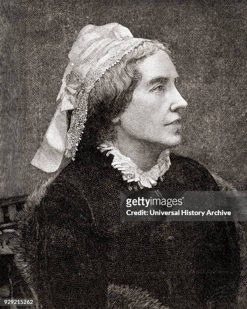 Catherine Gladstone, née Glynne, 1812 – 1900. Wife of British Prime Minister William Ewart Gladstone. From The Century Edition of Cassell's History...