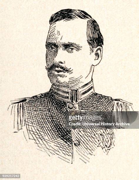 Ernest Louis Charles Albert William, nicknamed Ernie, 1868 – 1937. Last Grand Duke of Hesse and by Rhine. From Enciclopedia Ilustrada Segui,...