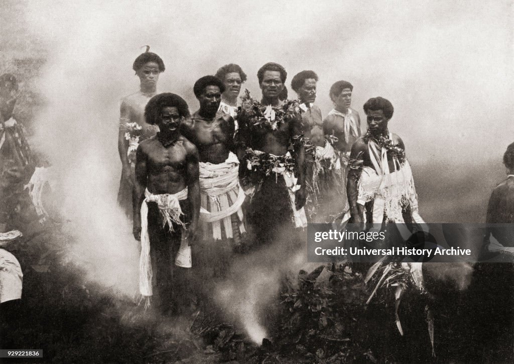 Fire-walking ceremony on Beqa Island, Fiji
