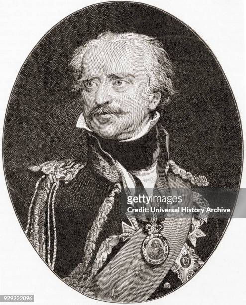 Gebhard Leberecht von Blücher, Fürst von Wahlstatt, 1742 – 1819. Prussian field marshal. From The Century Edition of Cassell's History of England,...