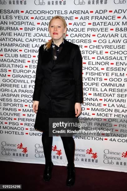 Anna Sherbinina attends "Woman of the Year Prize" by Chinese Business Club at Pavillon Potel &Chabot on March 8, 2018 in Paris, France.