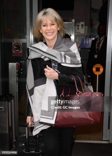 Ruth Langsford sighting at The BBC on March 8, 2018 in London, England.