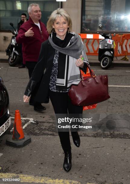 Ruth Langsford and Eamonn Holmes sighting at The BBC on March 8, 2018 in London, England.