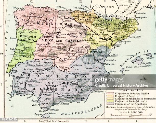 Castille State Map 20 Kingdom Of Castile And León Stock Photos, High-Res Pictures, and ...