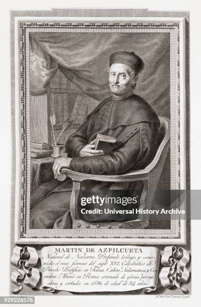 Martín de Azpilcueta aka Doctor Navarrus, 1491 – 1586. Important Basque canonist, theologian and an early economist, the first to develop monetarist...