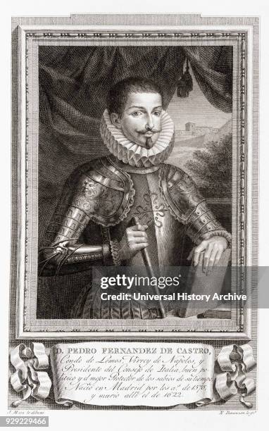 Pedro Fernández de Castro y Andrade aka the Great Count of Lemos, 1560–1622. Spanish nobleman, viceroy of Naples from 1608, and president of the...