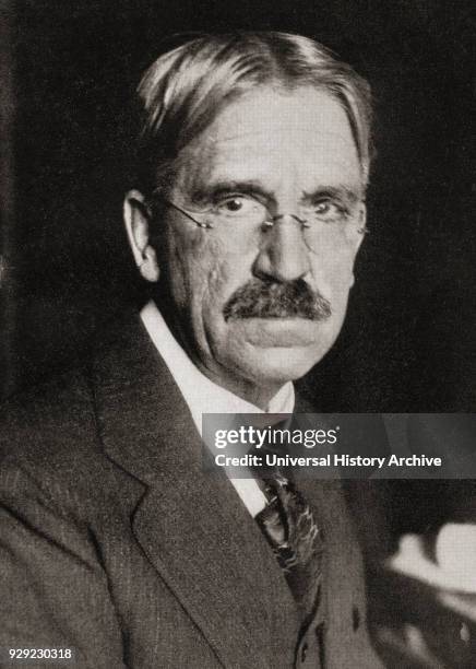 John Dewey, 1859 – 1952. American philosopher, psychologist, Georgist, and educational reformer. From The Story of Philosophy, published 1926.
