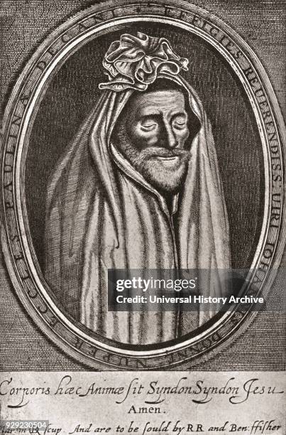 John Donne, from the frontispiece to Death's Duel, 1632. John Donne, 1572 English metaphysical poet, satirist, lawyer and cleric in the Church of...