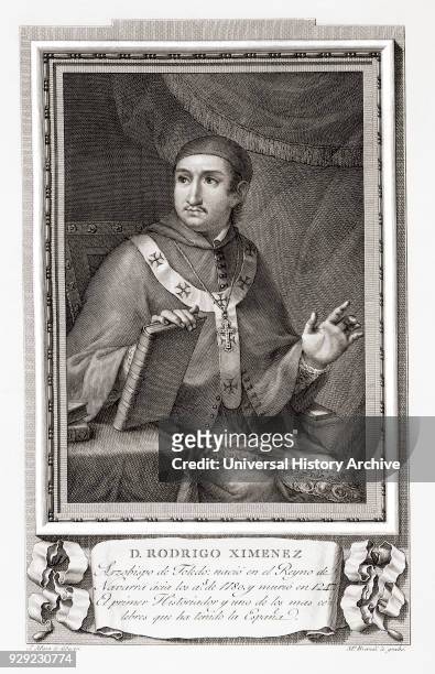Rodrigo Jiménez or Ximénez de Rada,aka Archbishop Don Roderic of Toledo, c.1170 Navarrese-born Castilian Roman Catholic bishop and historian. After...