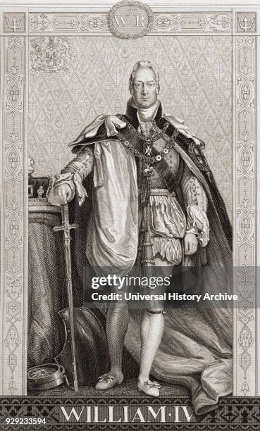 William IV, William Henry, 1765 – 1837. King of the United Kingdom of Great Britain and Ireland and of Hanover. From English and Scottish History,...