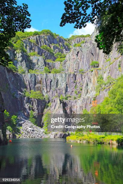 Vivian slate quarry, Dinorwic slate quarries, Llanberis, Gwynedd, Snowdonia, north Wales, UK.