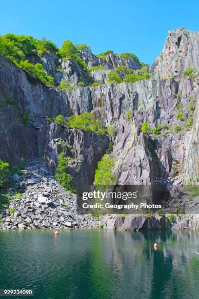 Vivian slate quarry, Dinorwic slate quarries, Llanberis, Gwynedd, Snowdonia, north Wales, UK.