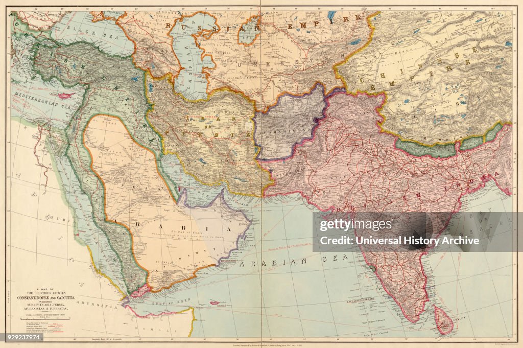 The Countries Between Constantinople and Calcutta including Turkey in Asia, Persia, Afghanistan and Turkestan