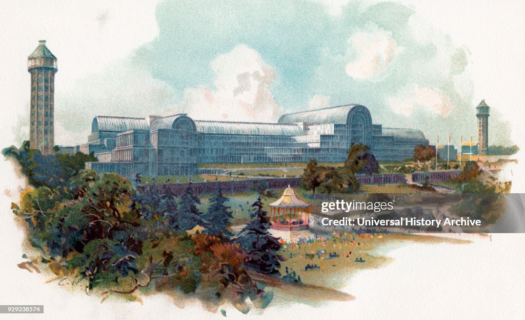 The relocated and enlarged Crystal Palace, Sydenham, London, England