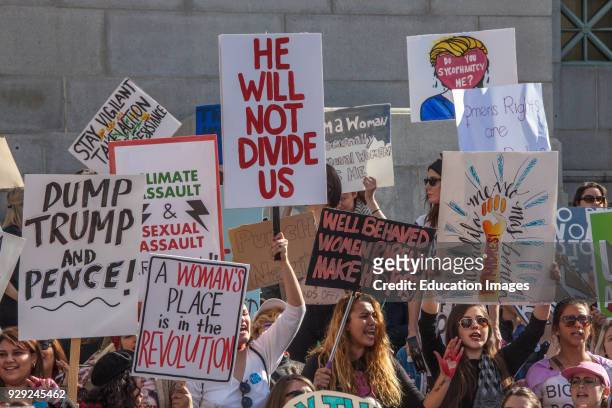 Womens March, Los Angeles, January 21 California.