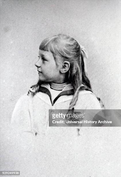 Photograph of Princess Victoria Louise of Prussia daughter of German Emperor Wilhelm II and Augusta Victoria of Schleswig-Holstein. Dated 19th...