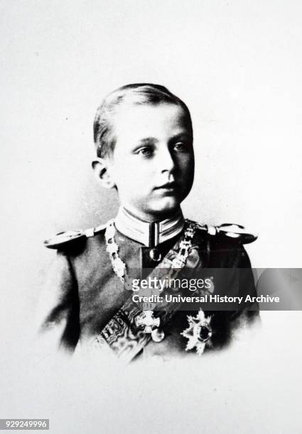 Photograph of Prince Oskar Karl Gustav Adolf of Prussia was the fifth son of Wilhelm II, German Emperor and Augusta Victoria of Schleswig-Holstein....