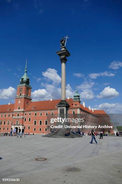 Photograph of the Royal Castle in Warsaw , formerly served as the official residence of the Polish monarchs. It is located in the Castle Square, at...