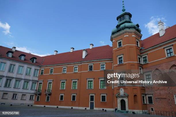 Photograph of the Royal Castle in Warsaw , formerly served as the official residence of the Polish monarchs. It is located in the Castle Square, at...