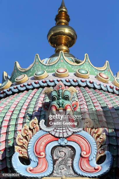 Sri Mariamman Hindu temple. Singapore.