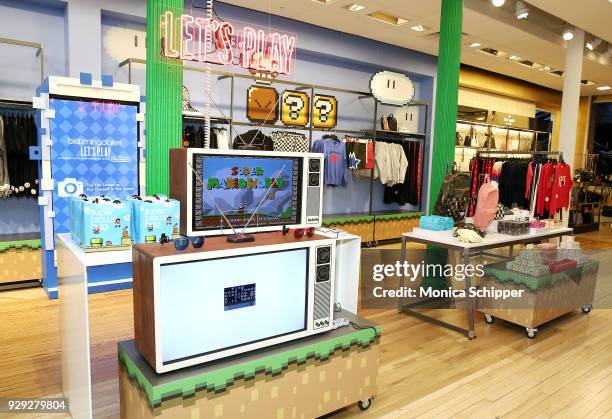 Bloomingdale's launches an exclusive collection with Nintendo on March 8, 2018 in New York City.