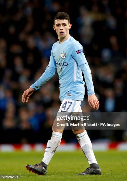 Manchester City's Phil Foden