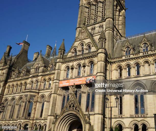 Vigil at Manchester Town Hall, during the days following the 22 May 2017, suicide bombing, carried out at Manchester Arena in Manchester, England,...