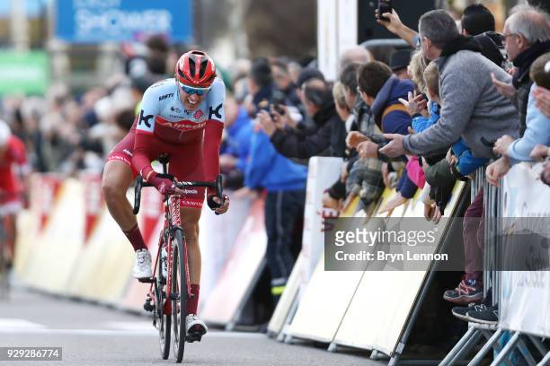 Nils Politt of Germany and Katusha-Alpecin during the arrival of 76th Paris - Nice 2018 / Stage 5 a 165km stage from Salon-de-Provence to Sisteron on...