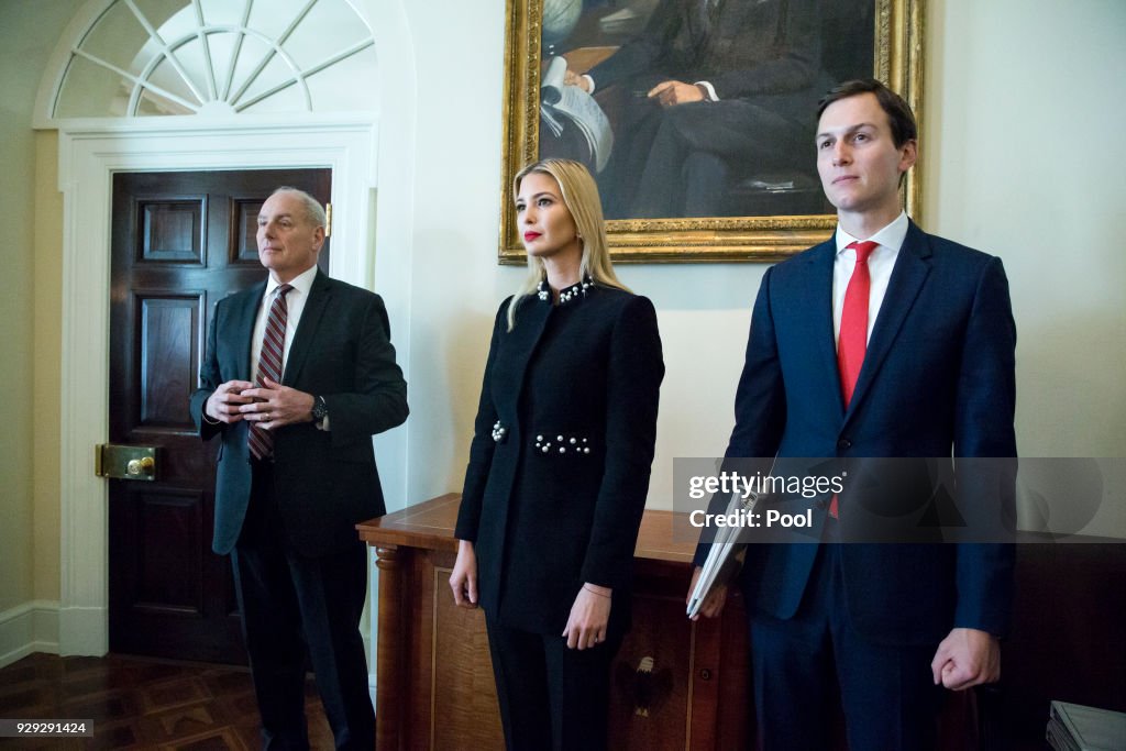 Trump Holds a Meeting with Members of his Cabinet