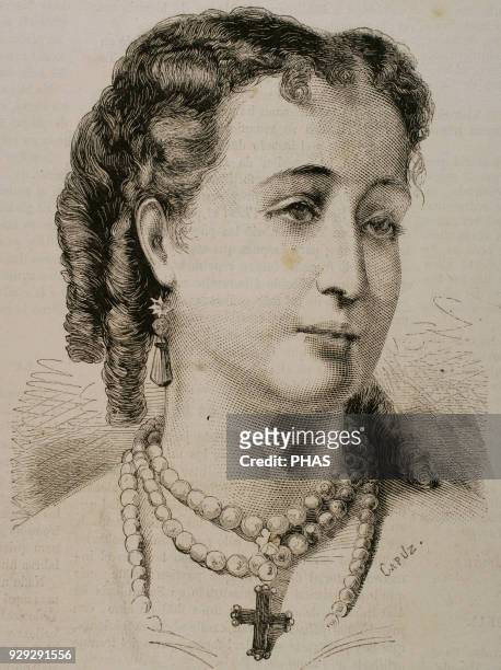 Eugenie de Montijo , 16th Countess of Teba, 15th Marchioness of Ardales . Last Empress consort of the French , as the wife of Napoleon III, Emperor...