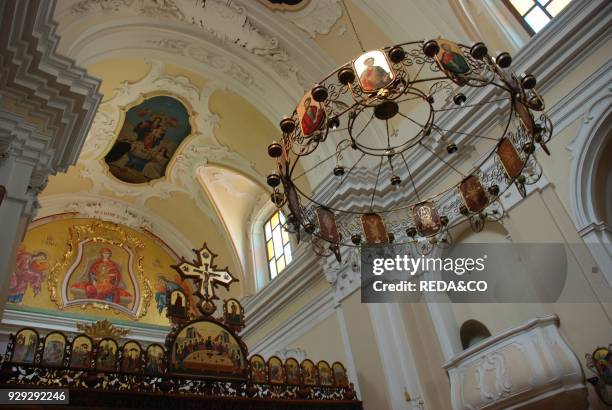 Civita. Mother church greek rite. Pollino. Calabria. Italy. Europe.