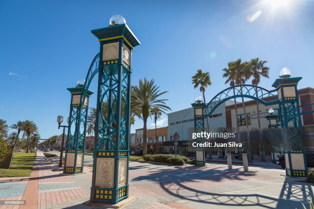 Downtown Daytona Beach, Florida, USA