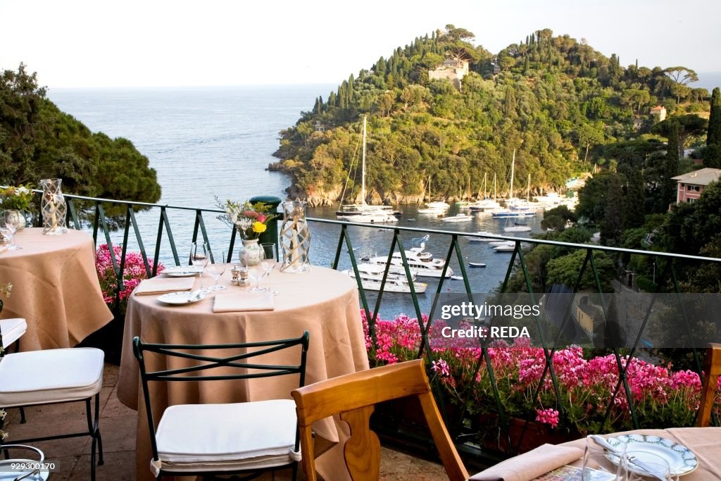 Terrace. Grand Hotel Splendido. Portofino. Ligury. Italy