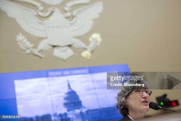 Anne Schuchat, acting director of the Centers for Disease Control , speaks during a House Oversight and Investigations Subcommittee hearing in...
