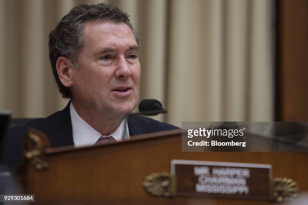 Representative Gregg Harper, a Republican from Mississippi, speaks during a House Oversight and Investigations Subcommittee hearing in Washington,...
