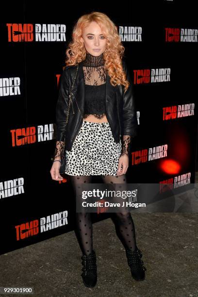 Nicola Hughes attends Tomb Raider Escape, at Spitalfields on March 8, 2018 in London, England.