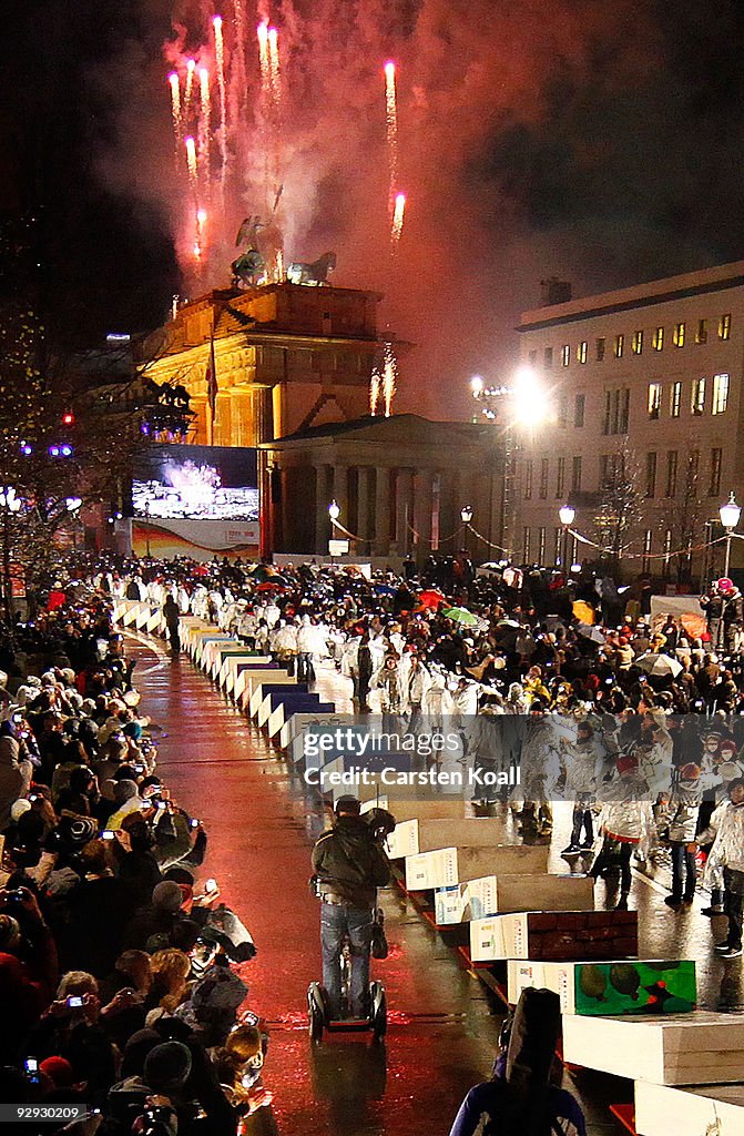 Germany Celebrates 20 Years Fall Of The Berlin Wall