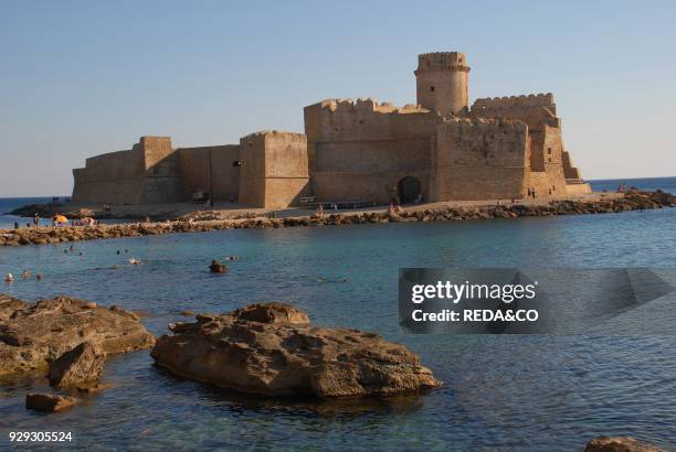 Le Castella castle. Capo Rizzuto. Calabria. Italy. Europe.