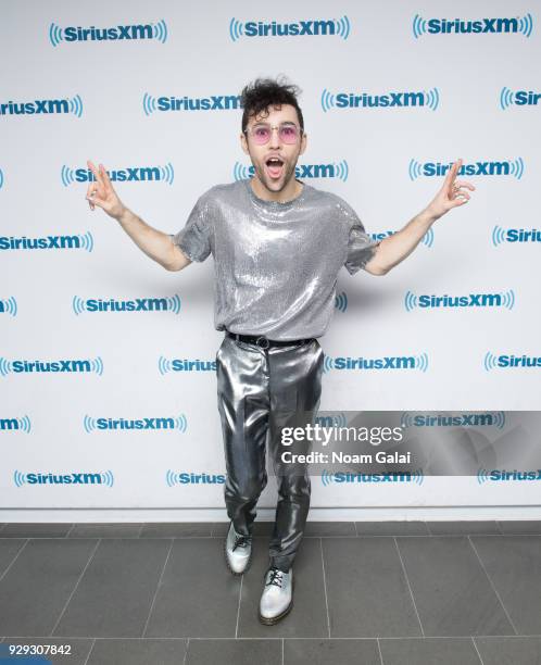 Singer MAX visits the SiriusXM Studios on March 8, 2018 in New York City.