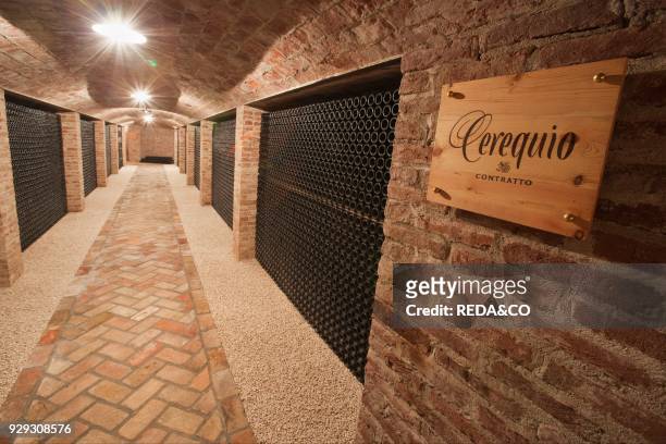 Contratto cellar wine cathredral in Canelli. Asti. Piemonte. Italy. Europe.