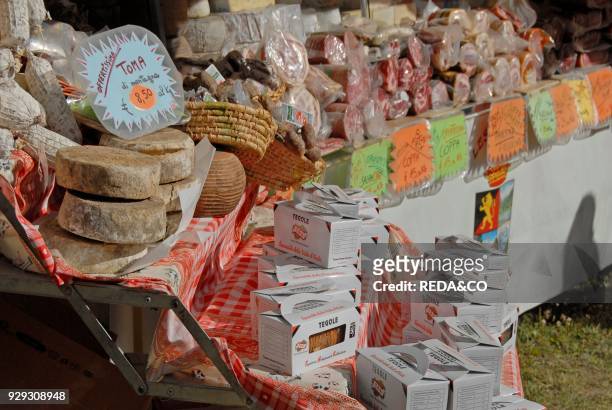 Food. Typical product. Aosta Valley. Italy.