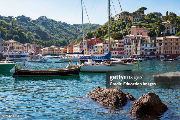 Portofino, Genoa Province, Italian Riviera, Italy, The harbor.