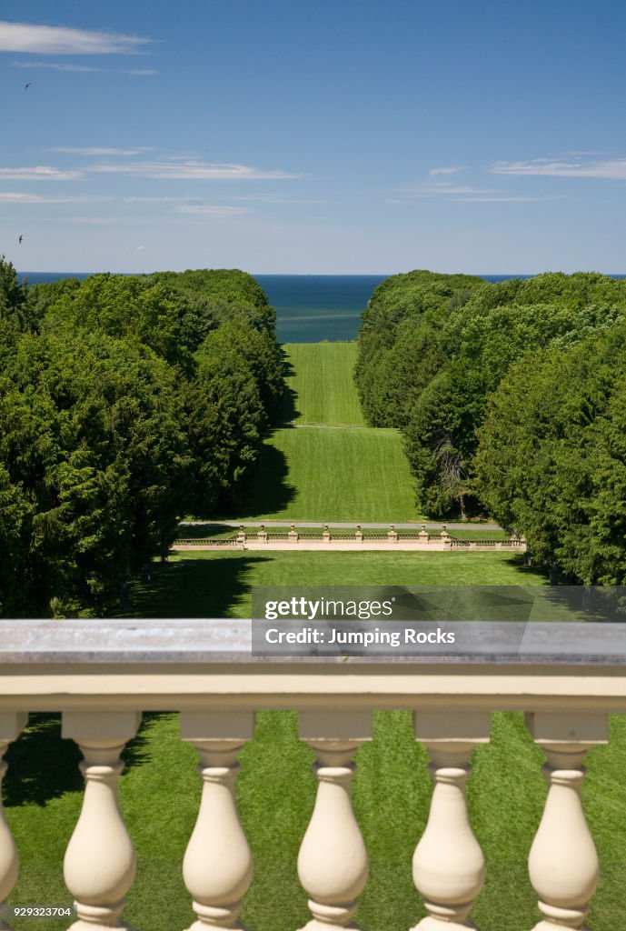 The Great Lawn at The Crane Estate, Castle Hill Mansion on The Crane Estate, Ipswich, MA