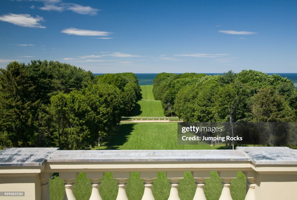 The Great Lawn at The Crane Estate, Castle Hill Mansion on The Crane Estate, Ipswich, MA