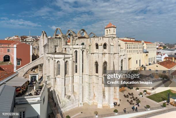 Carmo Convent, Lisbon, Portugal.