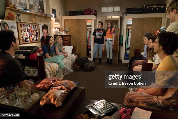 The Scrunchie Rule" - When Beverly gets a glimpse into a soon-to-be empty nest, she replaces her kids with the Mellor brothers, nursing Coach Mellor...