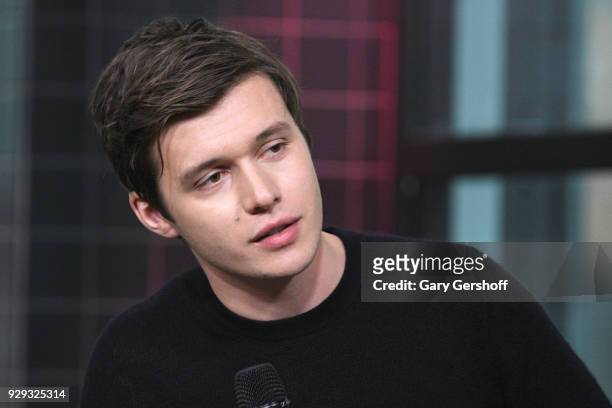Actor Nick Robinsoni visits Build Series to discuss the film "Love, Simon" at Build Studio on March 8, 2018 in New York City.